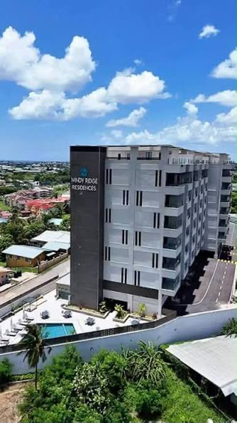 Windy Ridge Residences elevated exterior view and swimming pool