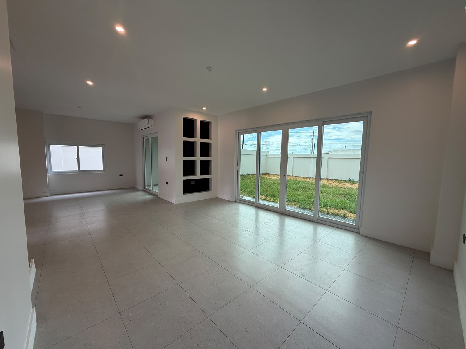 Living area opening to the back yard